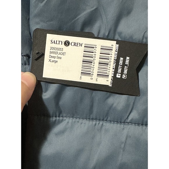 Salty Crew Barrier Deep Sea Jacket Size XL - Picture 5 of 6